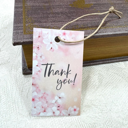 ＊フラワーメッセージタグ A 小さな桜のメッセージカード タグ 40枚 | iichi 日々の暮らしを