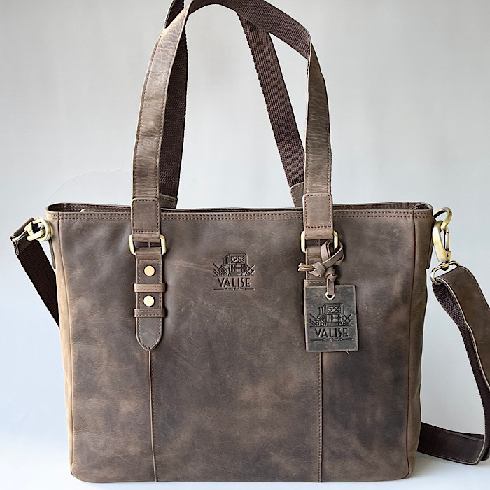 2way英国デザイン牛革かばんValiseトート ハンターストーン