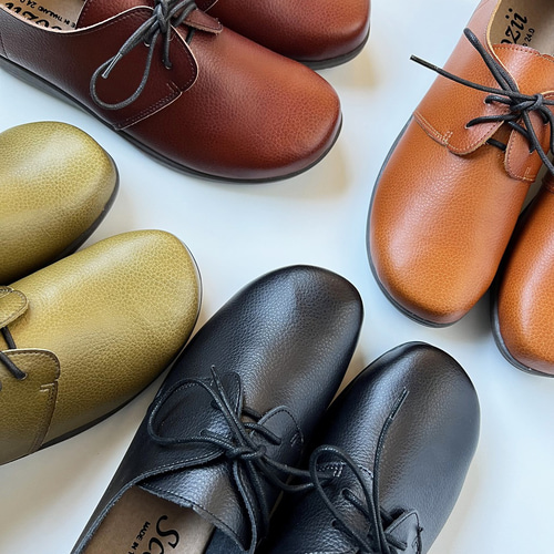 WEB販売限定品【2025新作】ナチュラル手染めのヴィーガンレザー レース