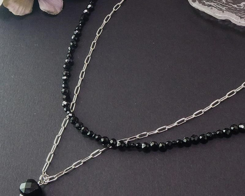 【美品】 バカラ インソムナイト ネックレス 2連 ブロック スクエア ルビー 美品】 バカラ インソムナイト ネックレス 2連 ブロック スクエア