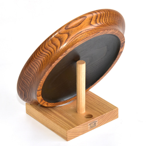 皿立(絵皿立て)110・白(品番001-0246) 木製・熊本県産山栗(やまぐり