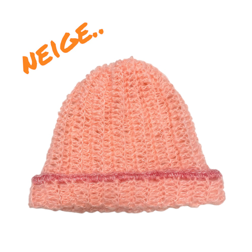 パステルカラーのニット帽 ニット帽・ビーニー neige..knit 通販