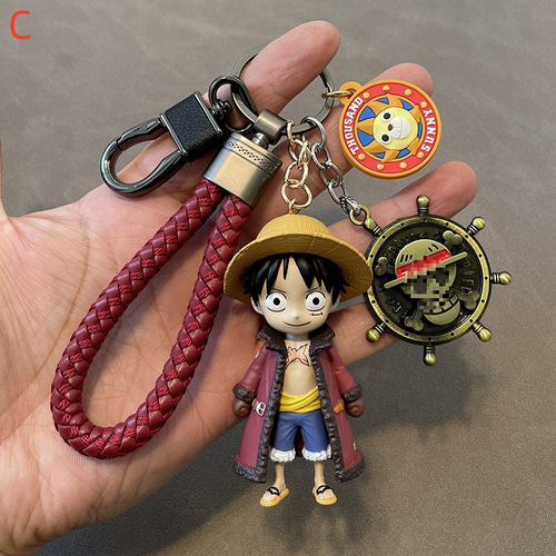 ワンピース ルフィ キーホルダーキーチェーン 男女兼用 アニメ