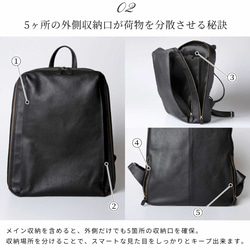 【限時特惠25%折扣】真皮雙肩包，大容量，女款，附電腦隔層，駝色，HAB029-MO 第9張的照片