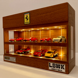 1/64展示50台可・5層式 2種のカーボン・ディスプレーBOX / LED30 1/64展示50台可・5層式 2種のカーボン・ディスプレーBOX / LED30