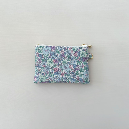 Suica・PASMO対応＊ファスナー式パスケース＊透明窓小さめ＊デ