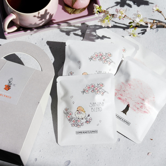 桜ドリップバック 5個set | 季節限定 自家焙煎コーヒー さくらブレンド