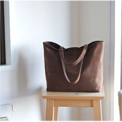 ブラウン スエード トートバッグ SALE☆ スエードトート コーヒーブラウン トートバッグ St.Agata 通販