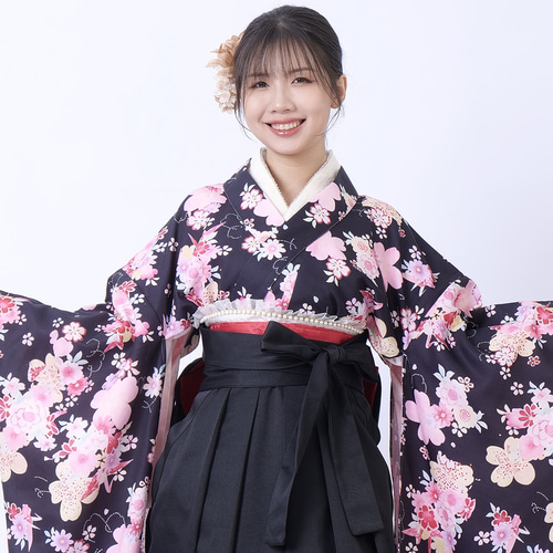袴3点セット 袴 袴下帯 二尺袖 桜 ストラップ 刺繍入り 卒業式 袴3点セット 袴 袴下帯 二尺袖 桜 ストラップ 刺繍入り 卒業式