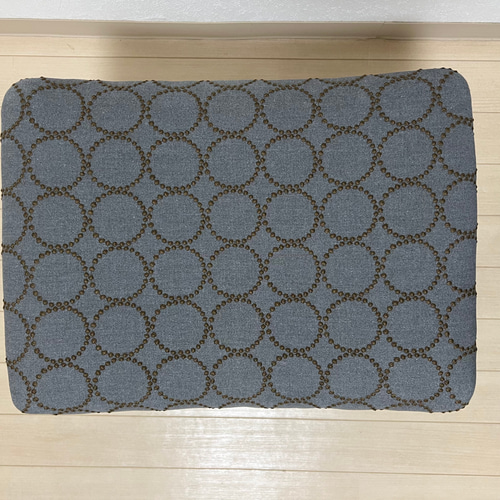 ミナペルホネン dop タンバリン スクエア スツール 【グレーイエロー