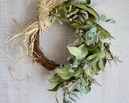 ドライフラワーのハーフリース ドライフラワー HANISCH Wedding 通販