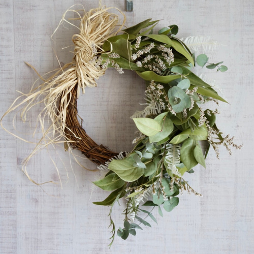 ドライフラワーのハーフリース ドライフラワー HANISCH Wedding 通販