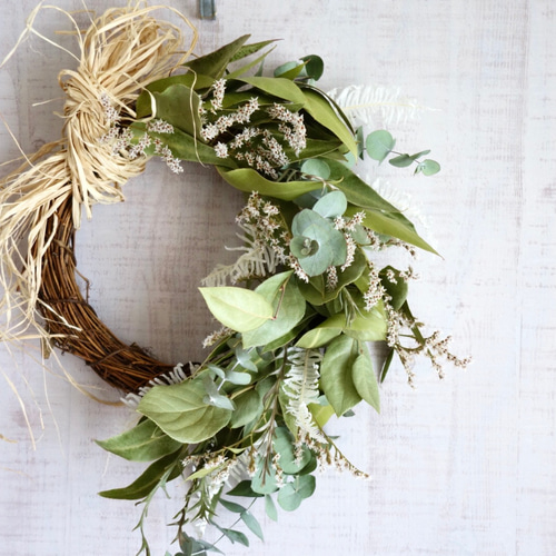 ドライフラワーのハーフリース ドライフラワー HANISCH Wedding 通販