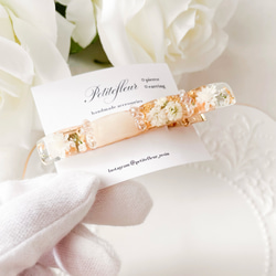 優雅時尚的金色珍珠和樹脂髮夾。非常適合婚禮、生日或任何特殊場合的禮物。小巧可愛。 第4張的照片