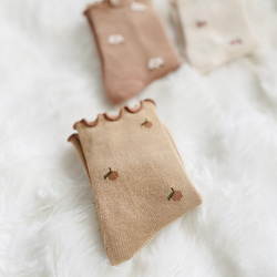 【ギフトセットver.44 】4点セット 出産祝い　名入れスタイ　おしゃぶりホルダー　歯固め　靴下　名前入り 12枚目の画像