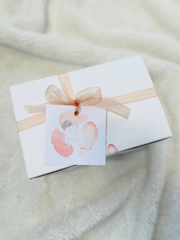 【ギフトセットver.44 】4点セット 出産祝い　名入れスタイ　おしゃぶりホルダー　歯固め　靴下　名前入り 15枚目の画像