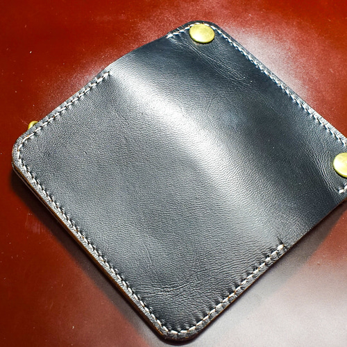 トラッカーウォレットミドル horse leather 馬革 手縫 ホースレザー 長