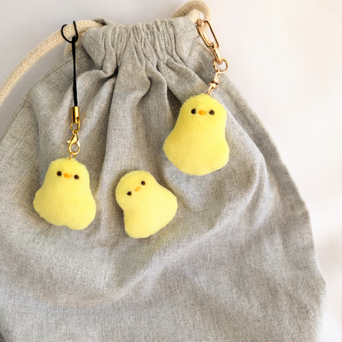 受注制作】ひよこちゃんの小さなぬいぐるみ ぬいぐるみ ainote 通販