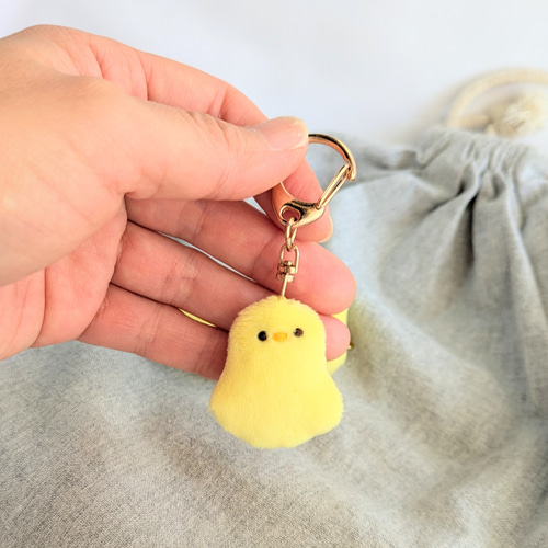 受注制作】ひよこちゃんの小さなぬいぐるみ ぬいぐるみ ainote