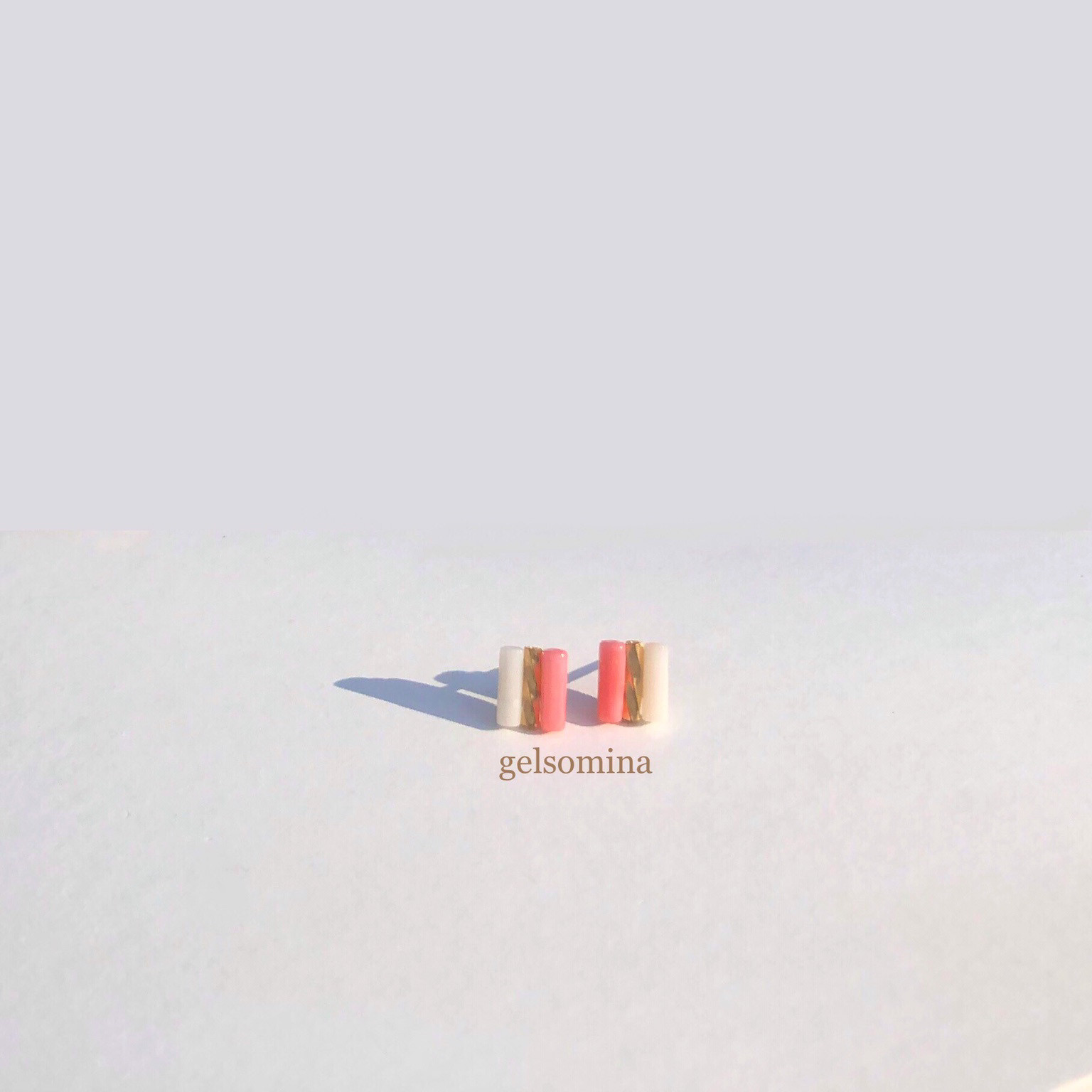 ★雅 | 日本製本金加工 | 金沢の春夏秋冬 | Sakura & Snow★ピアス 両耳