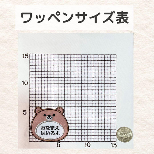 お名前ワッペンbig【大きな1文字ワッペン】 | 限定デザイン