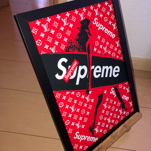 SUPREME type☆オマージュアートインテリアポスター＃93☆シュプリーム