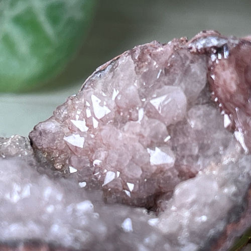 フラワーピンクアメジスト✨ ジオード 原石 クラスター ラフストーン
