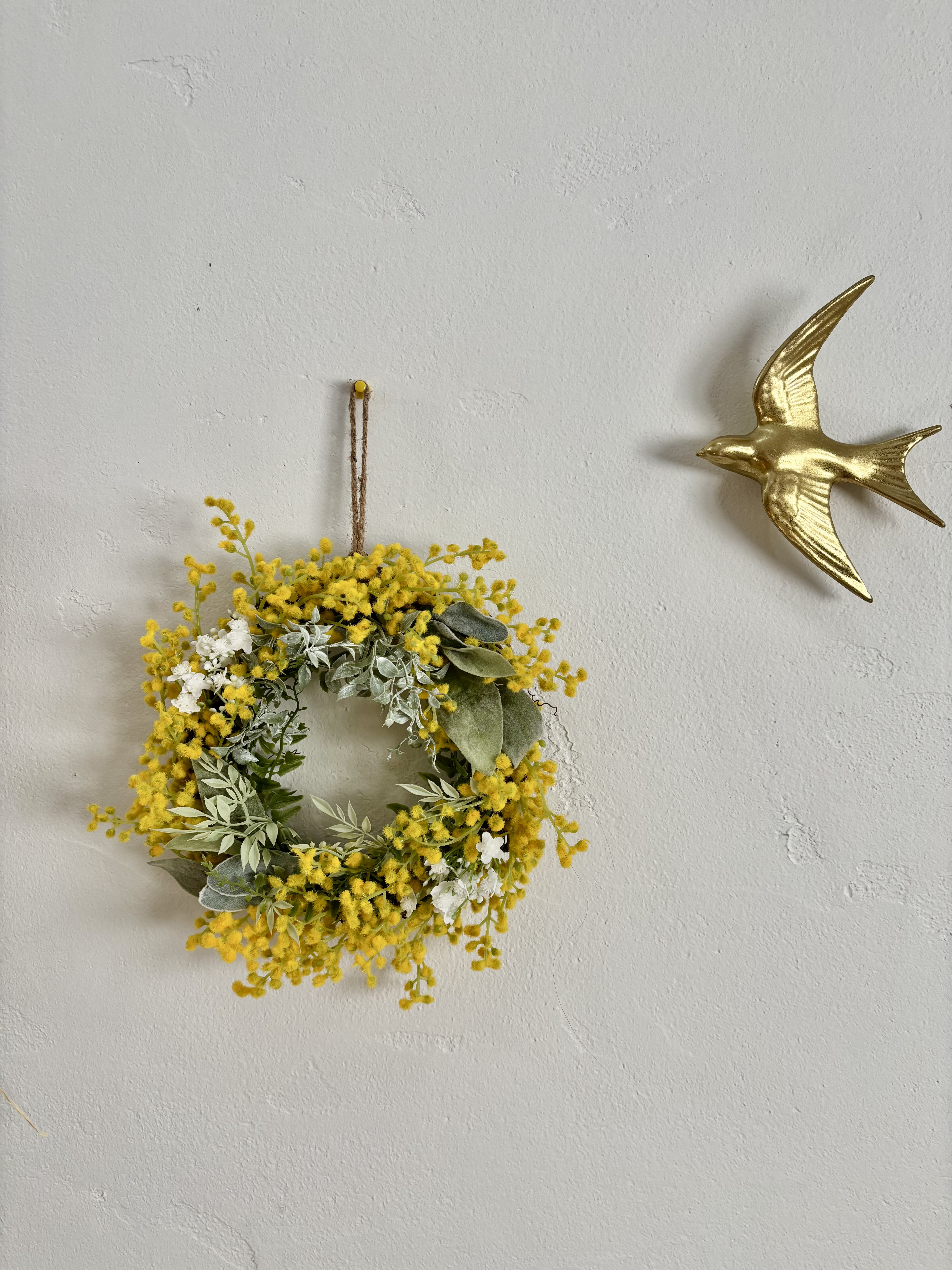 ミモザのリース