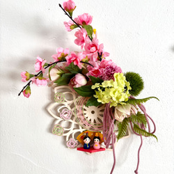 チューリップの可愛いスワッグ　スプリングスワッグ チューリップの可愛いスワッグ スプリングスワッグ チューリップ