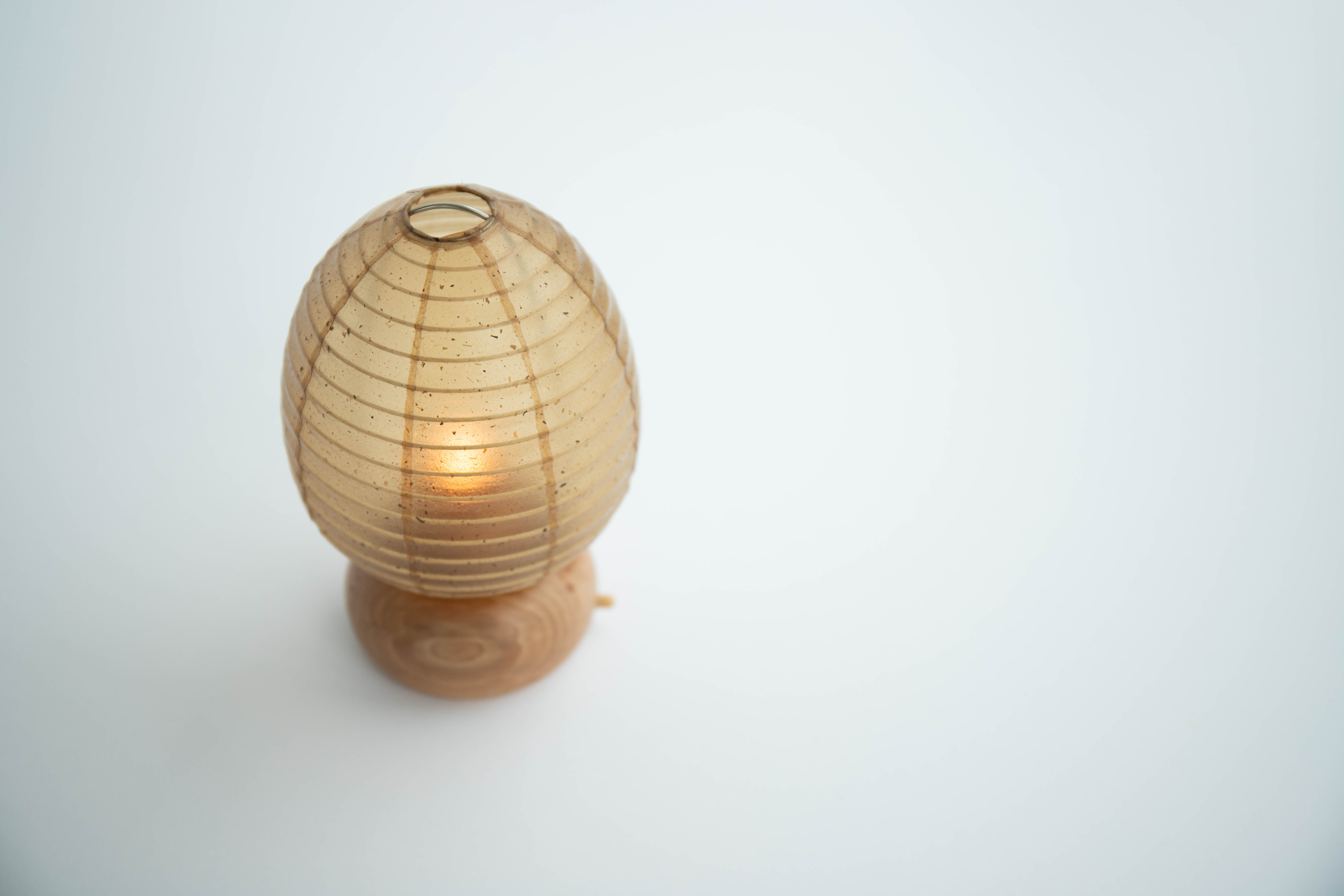 茶っ葉による豆提灯