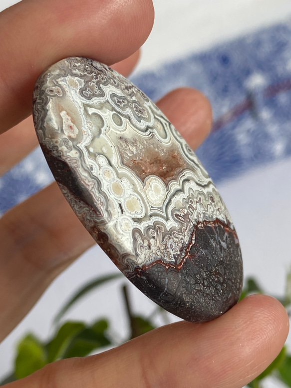 アーティスティック クレイジーレースアゲート 15 天然石 天然色 4枚目の画像