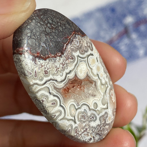 アーティスティック クレイジーレースアゲート 15 天然石 天然色