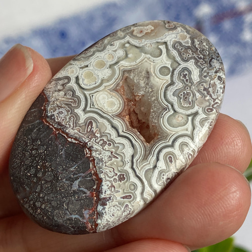 アーティスティック クレイジーレースアゲート 15 天然石 天然色