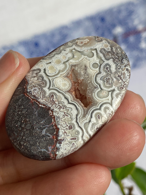 アーティスティック クレイジーレースアゲート 15 天然石 天然色 5枚目の画像