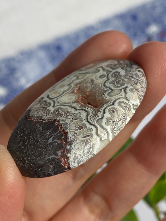 アーティスティック クレイジーレースアゲート 15 天然石 天然色 6枚目の画像