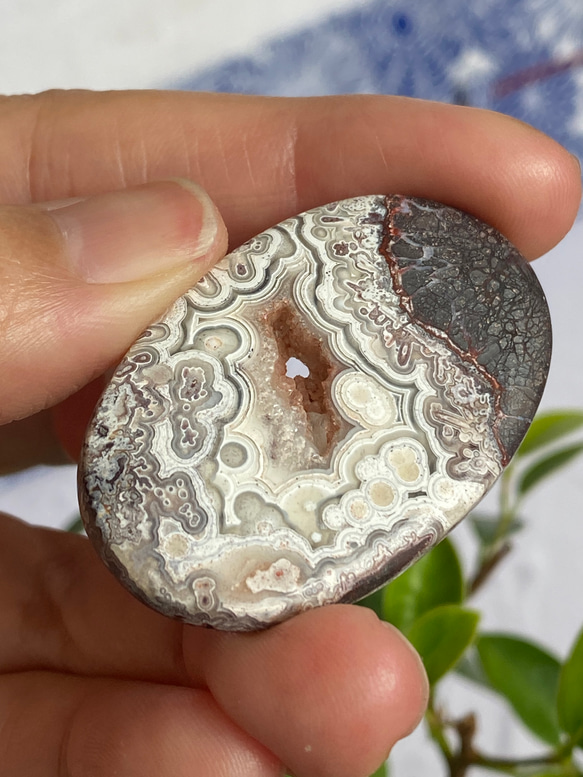 アーティスティック クレイジーレースアゲート 15 天然石 天然色 9枚目の画像