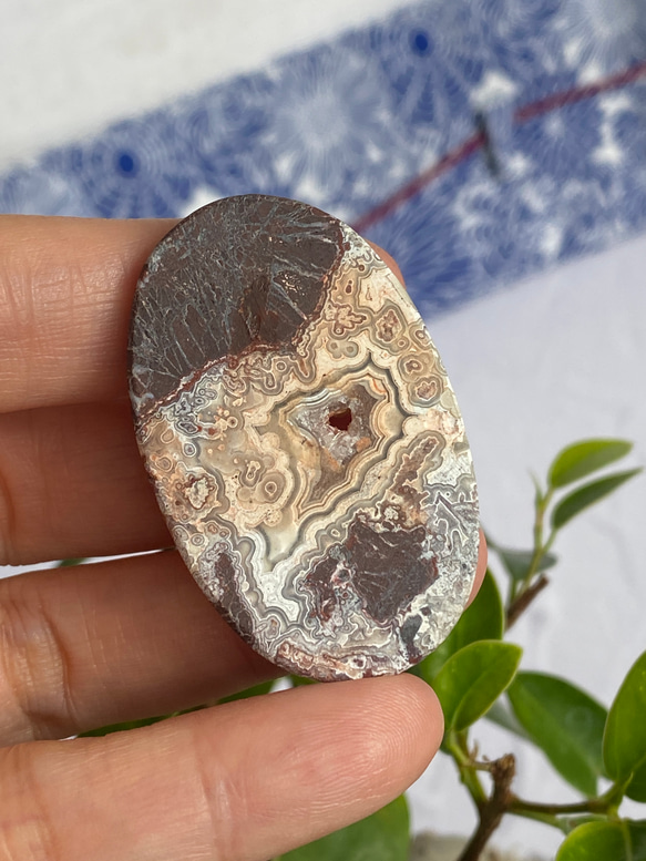 アーティスティック クレイジーレースアゲート 15 天然石 天然色 11枚目の画像