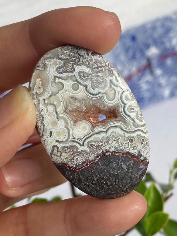 アーティスティック クレイジーレースアゲート 15 天然石 天然色 3枚目の画像