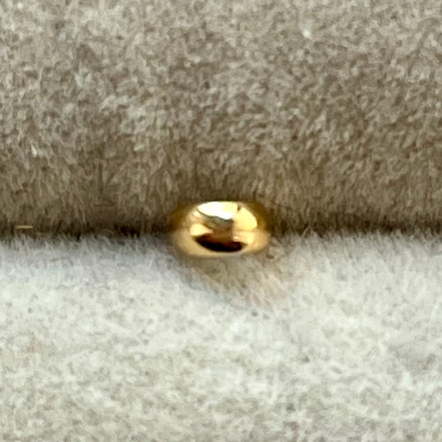 K18 バチカン ネックレス ハンドメイド 太い 小さい 厚み 18金