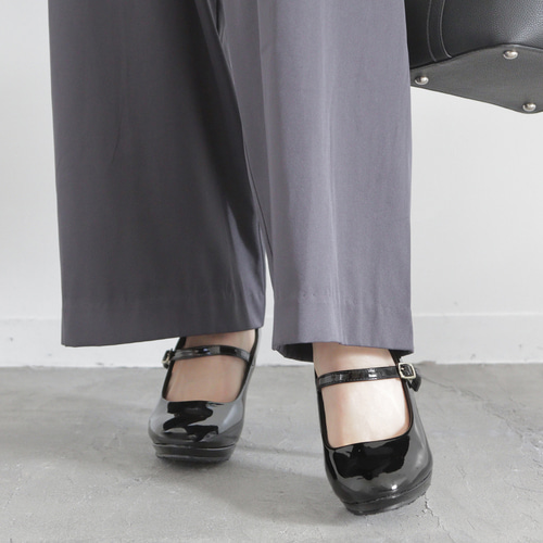 足数限定SALE ストーム入りフォーマルラウンドトゥパンプス DRP6818