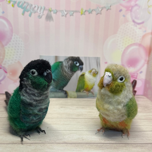 羊毛フェルト オカメインコor大きめインコオーダーメイド 1羽 ウチの仔