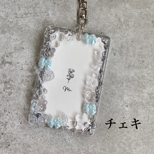 チェキキーホルダー】再販 硬質ケース 『 clear 』mizuiro