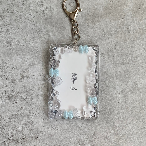 チェキキーホルダー】再販 硬質ケース 『 clear 』mizuiro