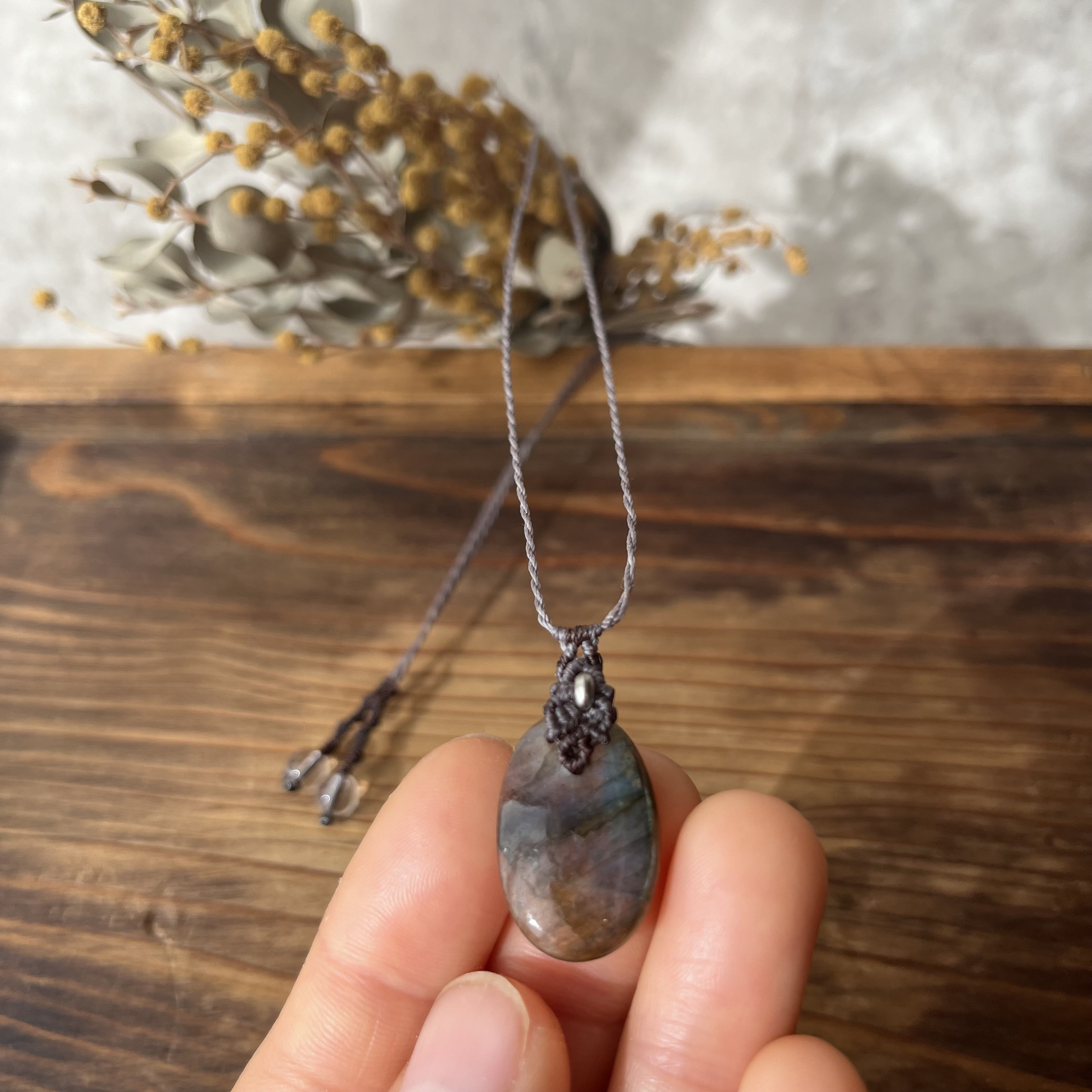 ラブラドライトペンダント