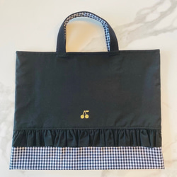 出来上がりのお品】レッスンバッグ&上履き袋 リバティ