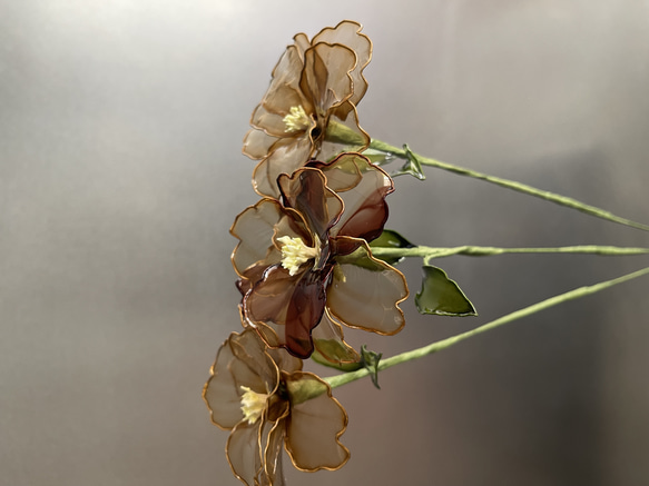 ホの花【3本セット】直径55㎝#ディップフラワー#ディップアート
