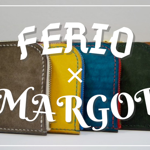 限定レザー】『FERIO』イタリアンレザーマルゴー／グリーン