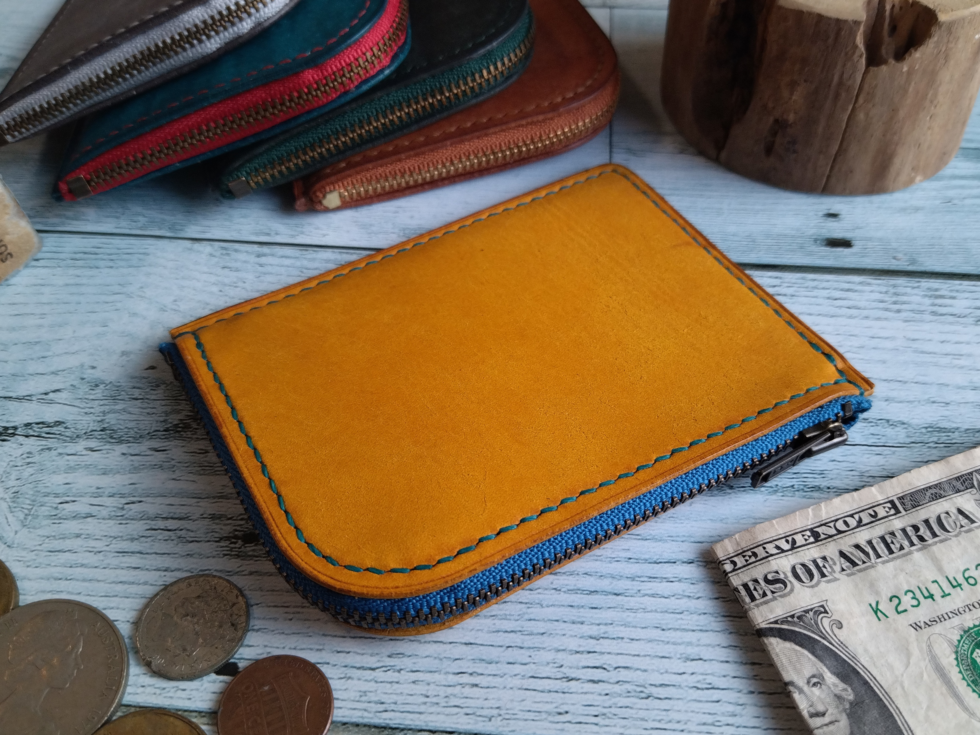 【限定レザー】『FERIO』イタリアンレザーマルゴー／イエロー