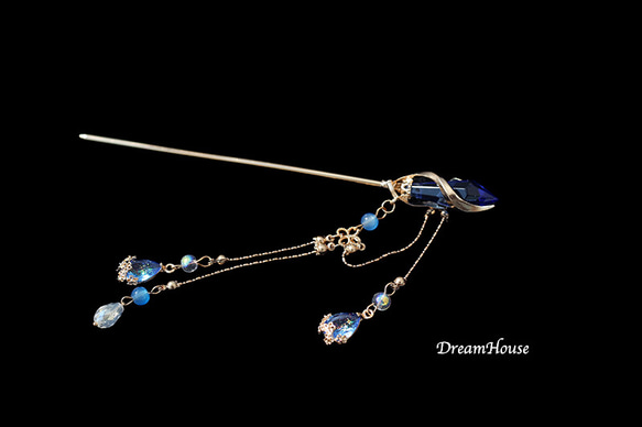 氷・魔法の杖のかんざし＊簪＊着物和装 7枚目の画像