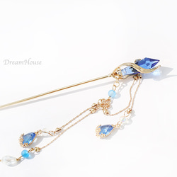 氷・魔法の杖のかんざし＊簪＊着物和装 9枚目の画像